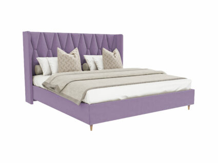 Кровать Beautyson Rebecca велюр Formula 890 сиреневый 256