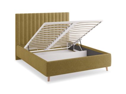 Кровать Сонум Amanda Рогожка Деним (с подъемным механизмом) 160х200