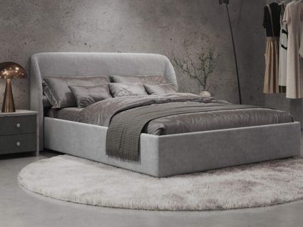 Кровать Сонум Nicole Микровелюр Оливковый 200х190