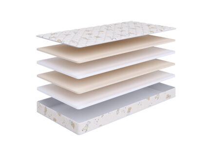 Матрас Beautyson Baby Zebra Fiber 60х120