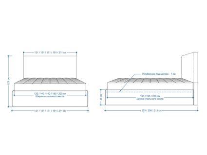 Кровать Lonax Фелиса велюр Dolly-3 (с подъемным механизмом) 120х190