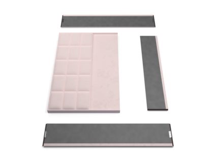 Кровать Lonax Адель велюр Dolly-8 (с основанием)