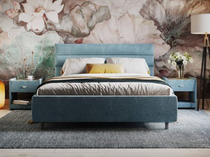 Кровать Сонум Linda Экокожа Белая 80х190