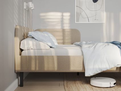 Кровать Сонум Julia Багама льняной 90х200