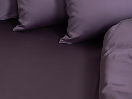 Простыня German Grass Violet Brilliant Grass на резинке 160х200