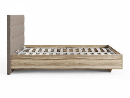 Кровать Сонум Luiza Ясень Ориноко + Кашемир Бежевый