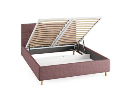 Кровать Сонум Bella Рогожка Льняная (с подъемным механизмом) 120х200