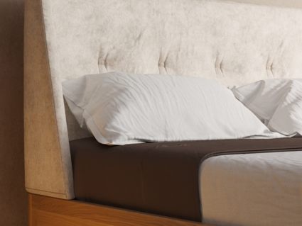 Кровать DreamLine Лацио 4 бук Натуральный/бежевый 140х200