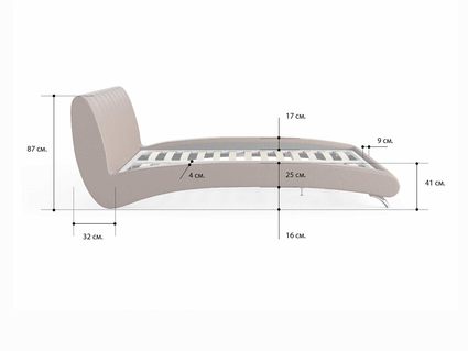 Кровать Сонум Verona Энигма Ментол