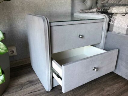 Тумба Димакс Сандрига велюр Velutto 19 уцененная 45х57