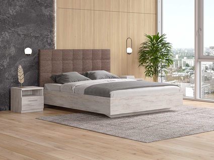 Кровать Сонум Luiza Ясмунд + Кашемир Бежевый 120х200