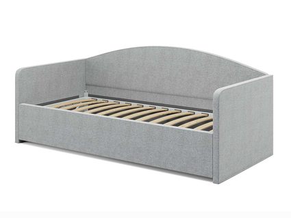 Кровать Сонум Uno Экокожа Платиновый перламутр (с подъемным механизмом) 90х190