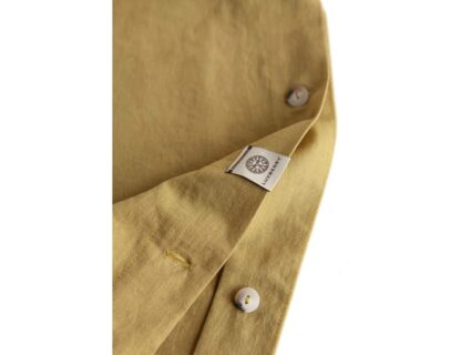 Комплект постельного белья Luxberry ЛЁН И ХЛОПОК горчичный Евро