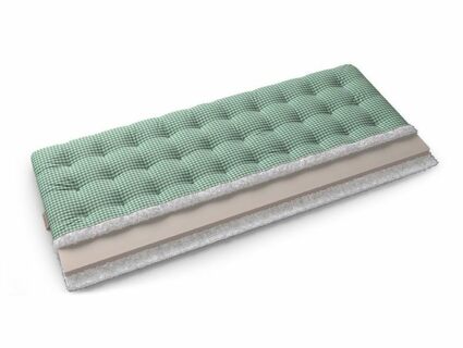 Футон Mr.Mattress Hoshi (зеленая клетка) 140х200