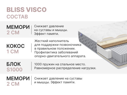 Матрас Димакс Bliss Visco 60х120
