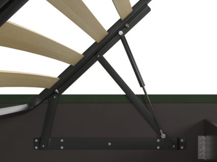 Кровать Lonax Милана велюр Dolly-3 (с подъемным механизмом) 160х190