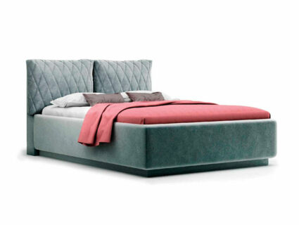 Кровать Nuvola Celeste Velutto 32 (с подъемным механизмом) 266