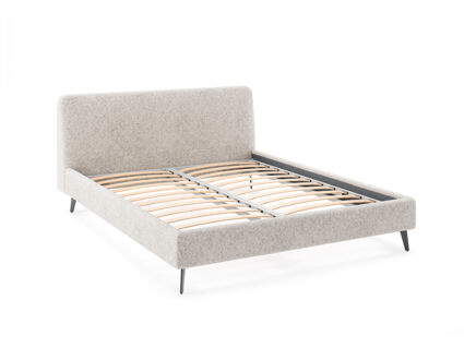 Кровать Сонум Boston Рогожка пепельный 80х190