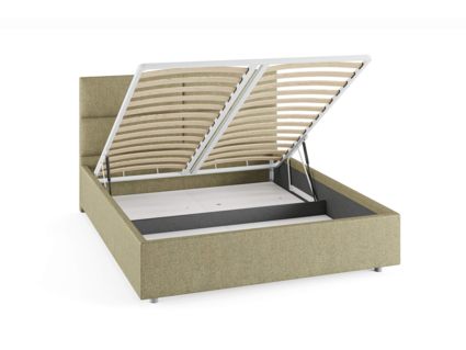 Кровать Сонум Omega Кашемир Светло-серый (с подъемным механизмом) 200х190