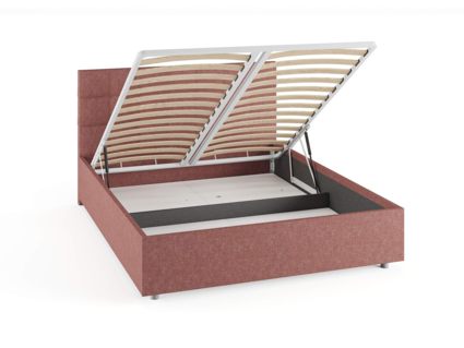 Кровать Сонум Tivoli Кашемир Светло-серый (с подъемным механизмом) 160х200