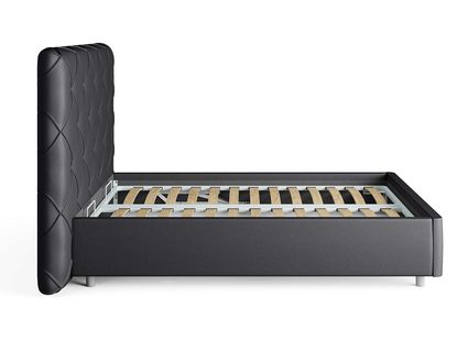 Кровать Сонум Manhattan Экокожа Белая (с подъемным механизмом) 160х190