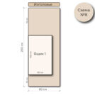 Кровать Mr.Mattress Site Box велюр Grey 140х195