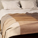 Плед Luxberry WOOLEN бежево-коричневый 150х200